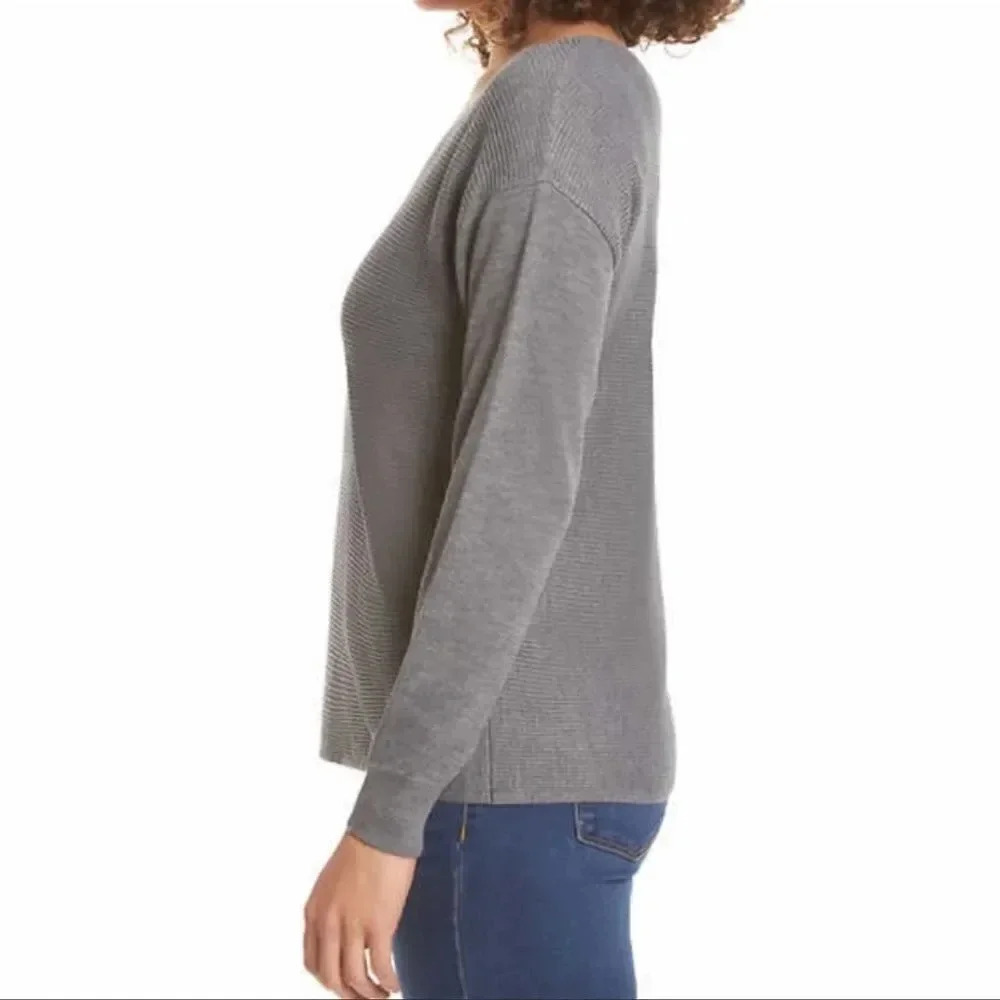 Ella Moss Ladies' Ribbed V-Neck Sweater - Picture 4 of 8